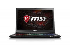 لپ تاپ استوک گیمینگ ام اس آی 15.6اینچ MSI GS63VR با پردازنده Core i7 نسل ششم هارد 128گیگابایت SSD و1ترابایت SATA