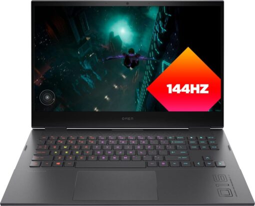 لپ تاپ گیمینگ HP Omen 16 پردازنده Ryzen 5 نسل پنجم گرافیک هشت گیگ AMD