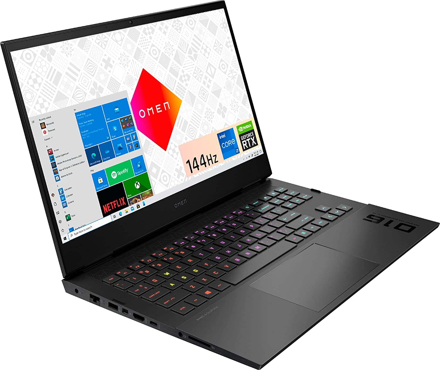 لپ تاپ گیمینگ HP Omen 16 پردازنده Core i7 نسل دوازدهم گرافیک شش گیگ RTX
