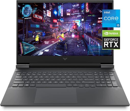 لپ تاپ گیمینگ HP Victus 16 پردازنده Core i5 نسل یازدهم گرافیک چهار گیگ RTX