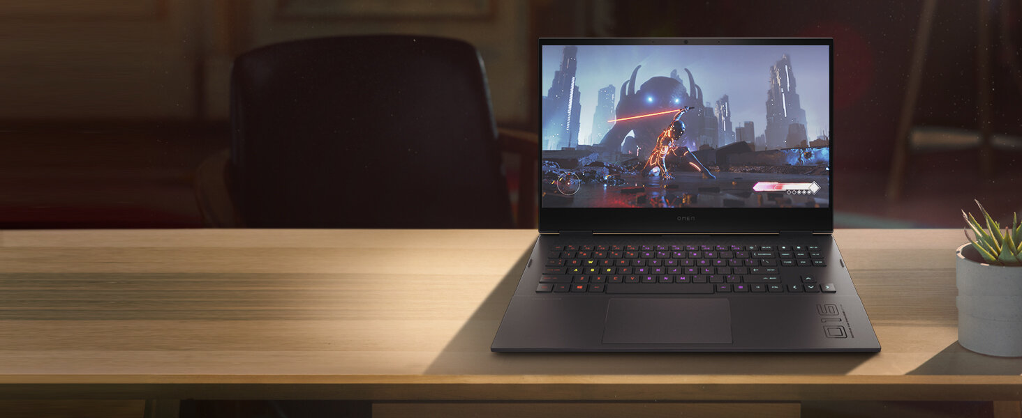 خرید لپ تاپ گیمینگ اچ پی اومن HP Omen 16 پردازنده Ryzen 5 نسل پنجم گرافیک هشت گیگ RX6600M