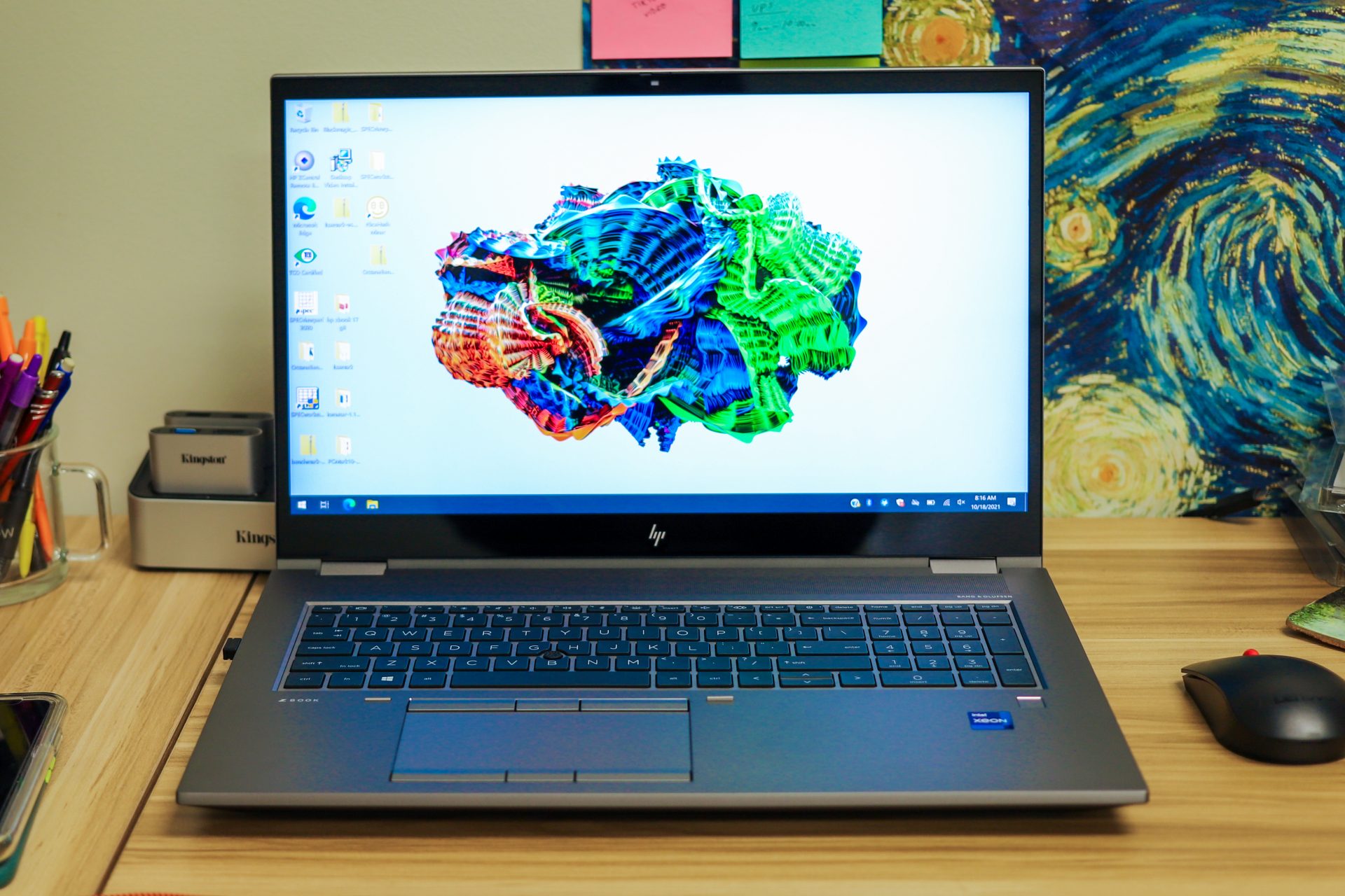 خرید لپ تاپ اچ پی زدبوک HP Zbook 17 G8 پردازنده Core i9 نسل یازدهم گرافیک هشت گیگ و شانزده گیگ RTX 