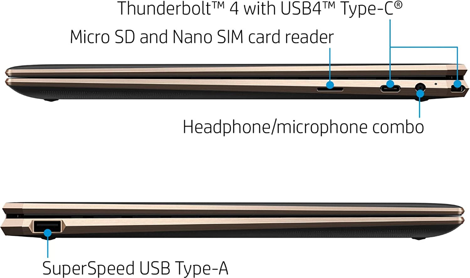 لپ تاپ اسپکتر اچ پی HP Spectre 13 - 2021 با پردازنده Core i7 نسل یازدهم