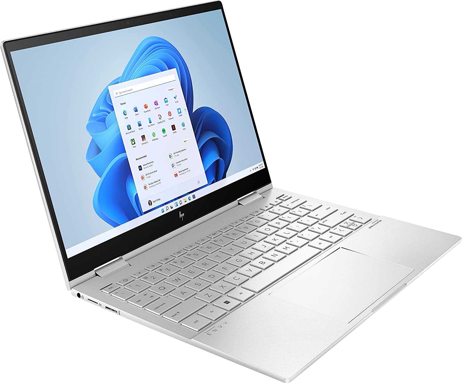 مشخصات فنی لپ تاپ اچ پی مدل HP ENVY 13 پردازنده I7 - 1250U نسل 7