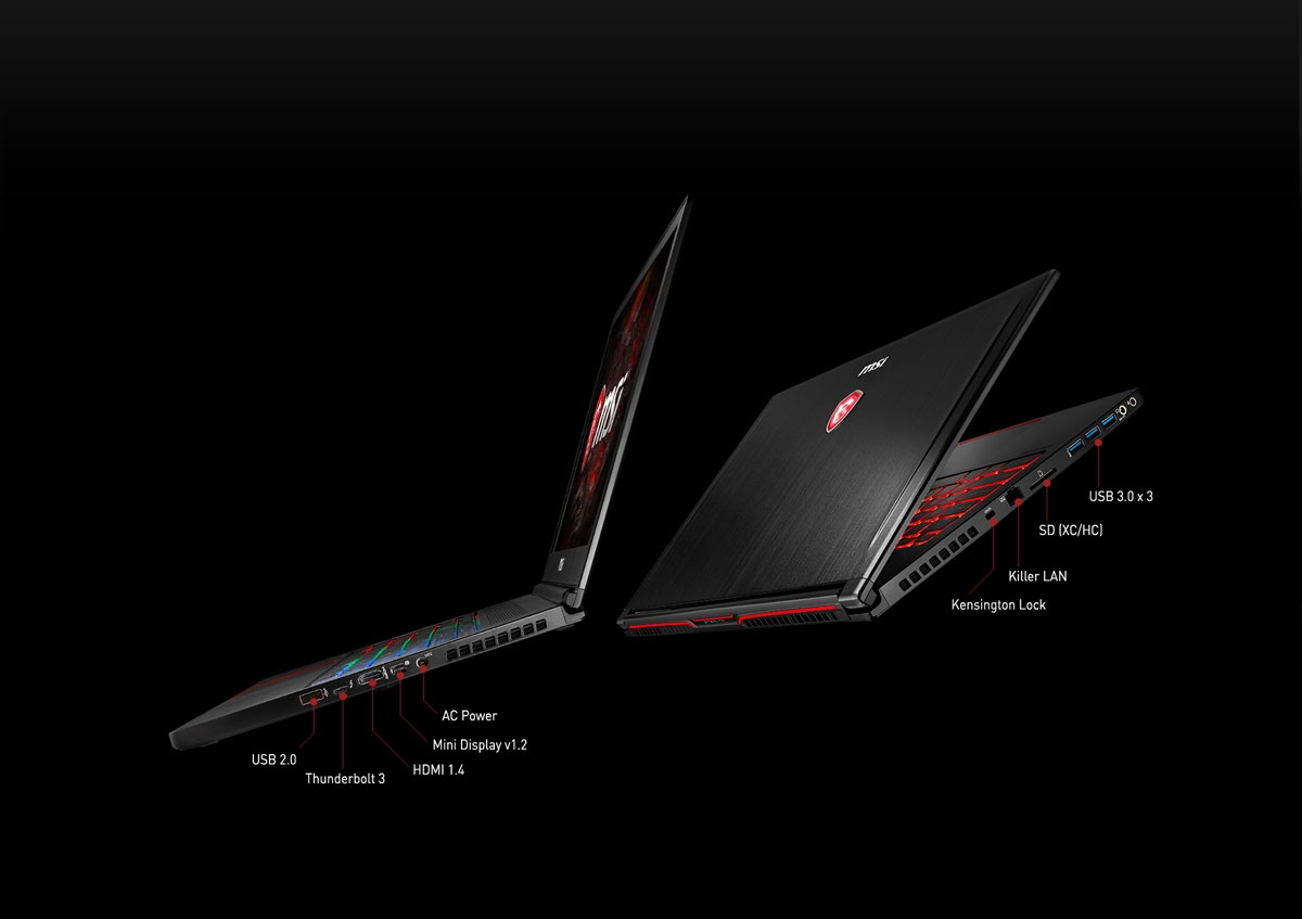 ویژگی های لپ تاپ MSI مدل MSI GS73VR 6RF Stealth Pro-052US