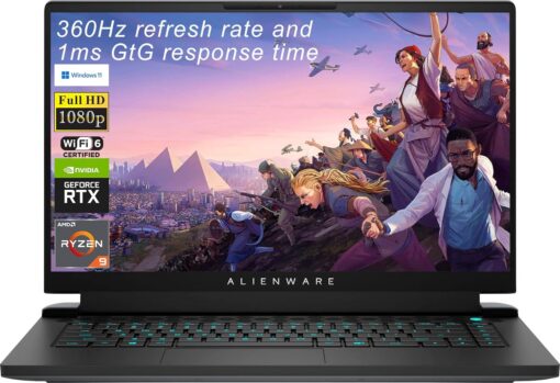 قیمت لپ تاپ گیمینگ دل مدل Dell Alienware M15 صفحه نمایش 15.6 اینچی با پردازنده Ryzen 9-5900HX نسل پنجم با  گرافیک هشت گیگ انویدیا RTX 3070