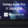 قیمت لپ تاپ استوک اروپایی سامسونگ گلکسی بوک پرو Samsung 950 QDB صفحه 15.6 اینچ پردازنده Core i7-1165G7 نسل یازدهم گرافیک اینتل Iris XE