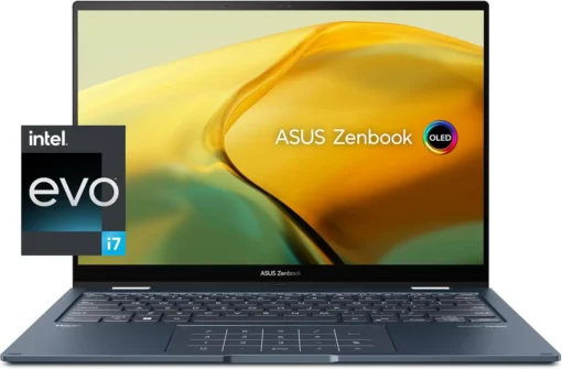 لپ تاپ ایسوس Asus ZenBook Flip UP3404Va i7 1360P/16 GB/512 GB/Intel Iris Xe